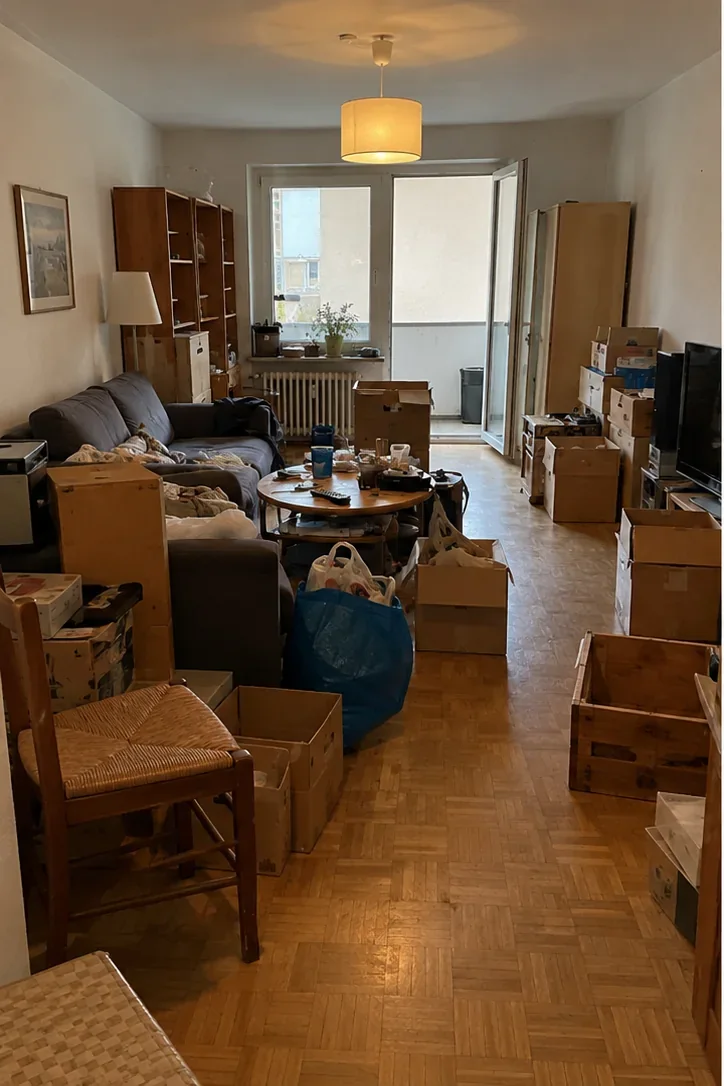 Zustand vor der Räumung