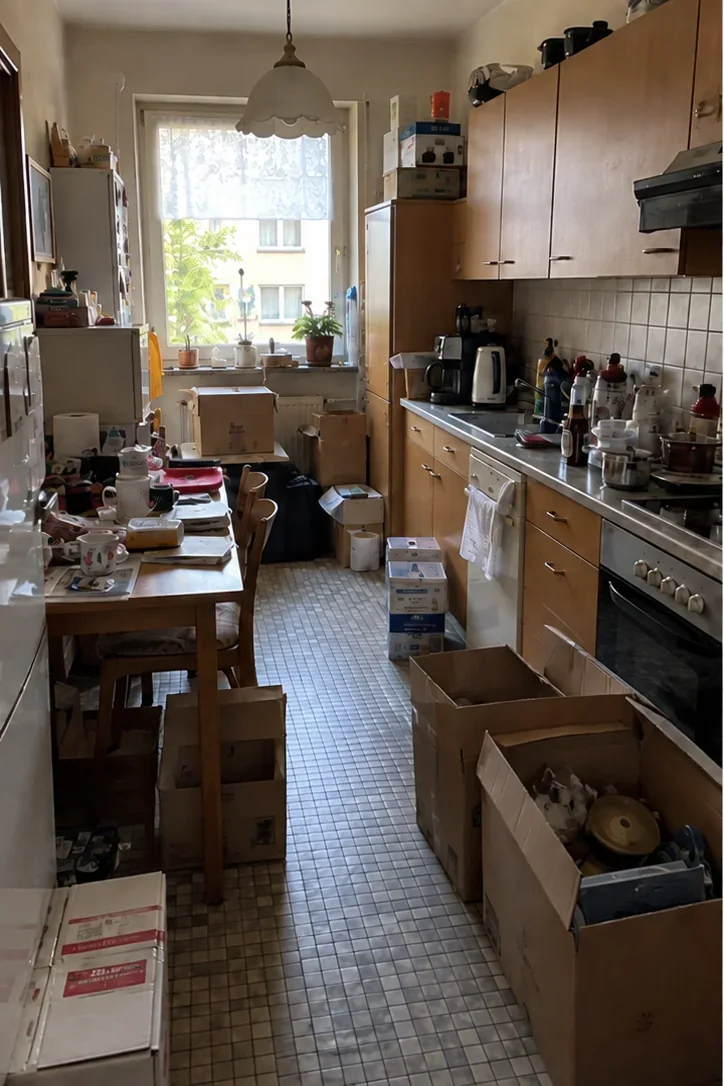 Zustand vor der Räumung